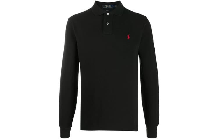 Polo Ralph Lauren Logo Long Sleeve Polo Shirt