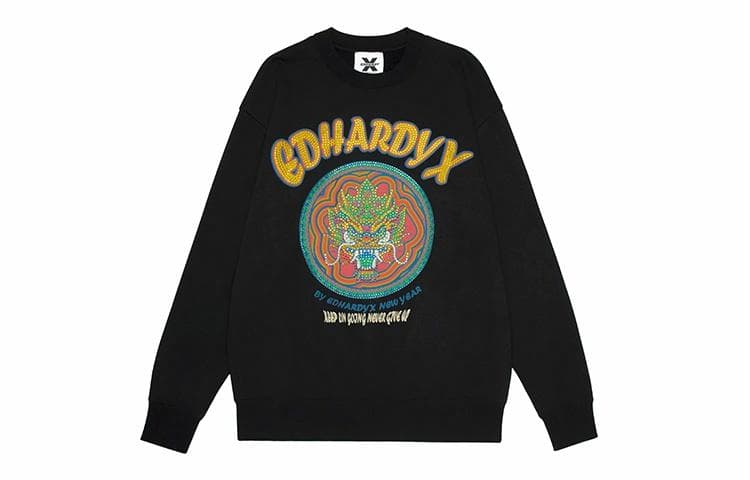 ED HARDY X ED HARDY Logo Print Sweatshirt
