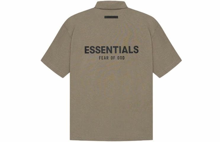 Fear of God Essentials SS21 Short Sleeve Polo Taupe