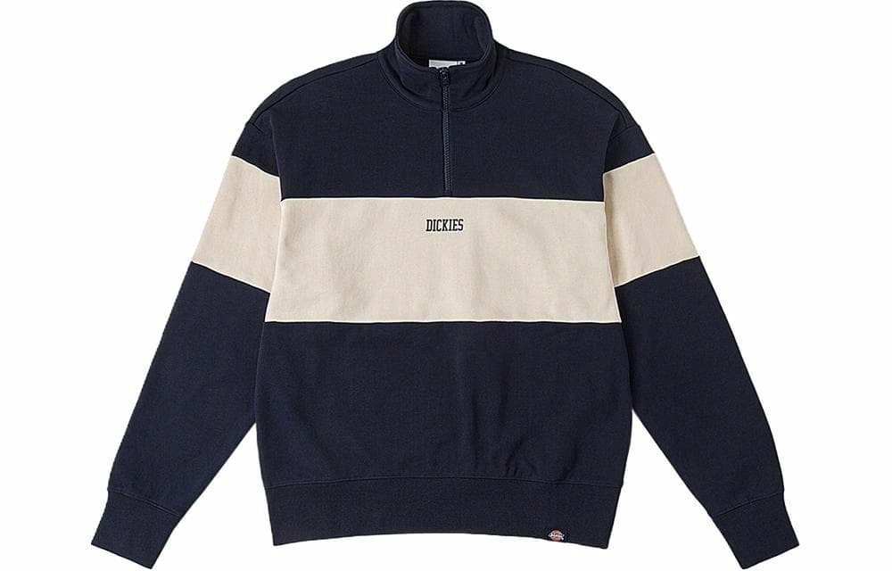 Dickies Letter Logo Striped Sweatshirt
