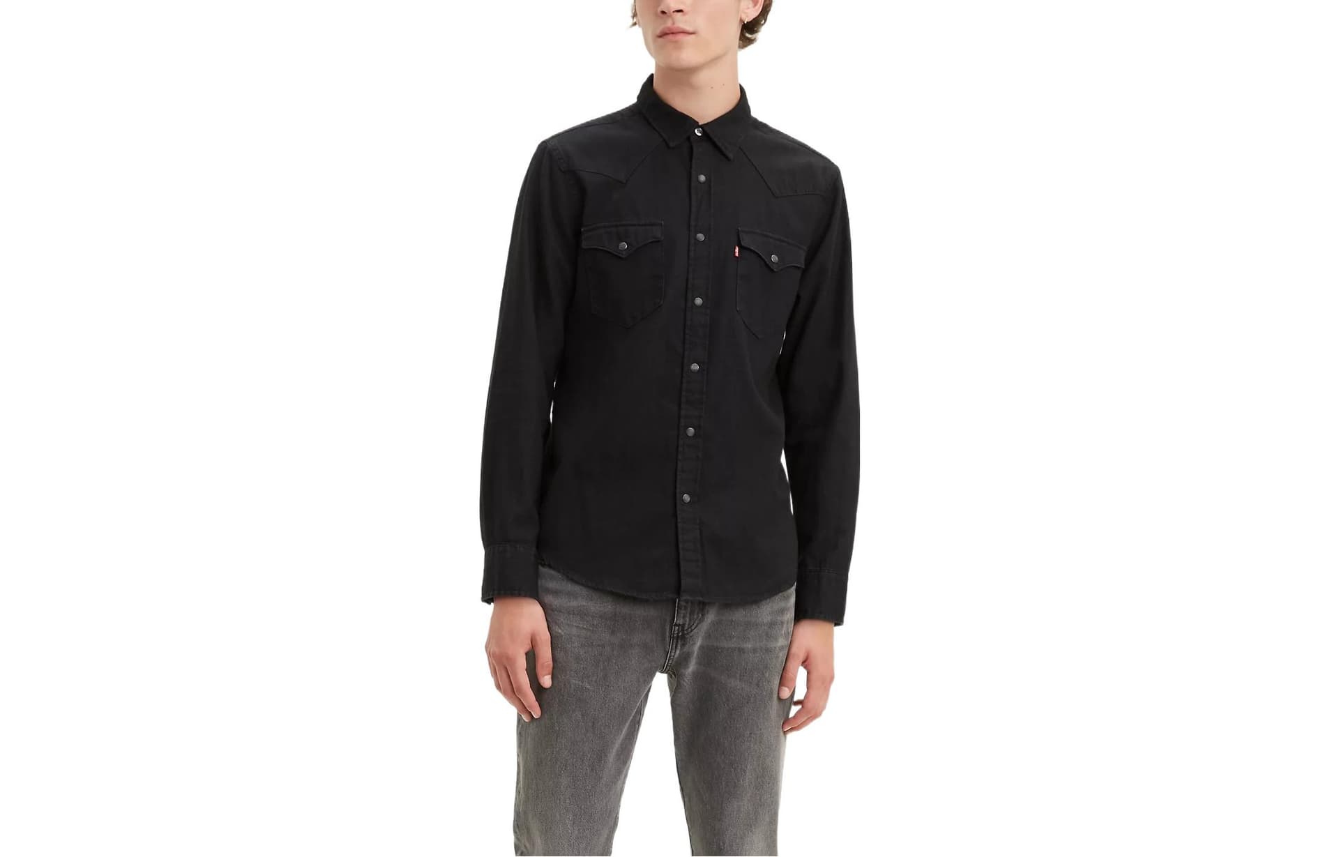 levi’s Levis Logo Long Sleeve Shirt Black
