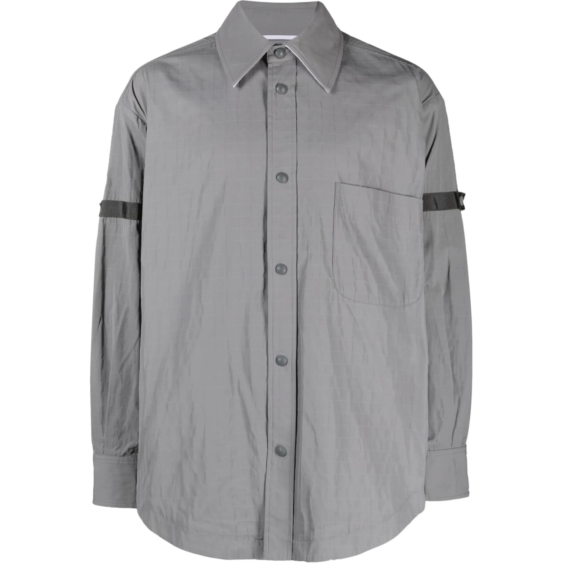 Thom Browne SS24 Grey Striped Shirt