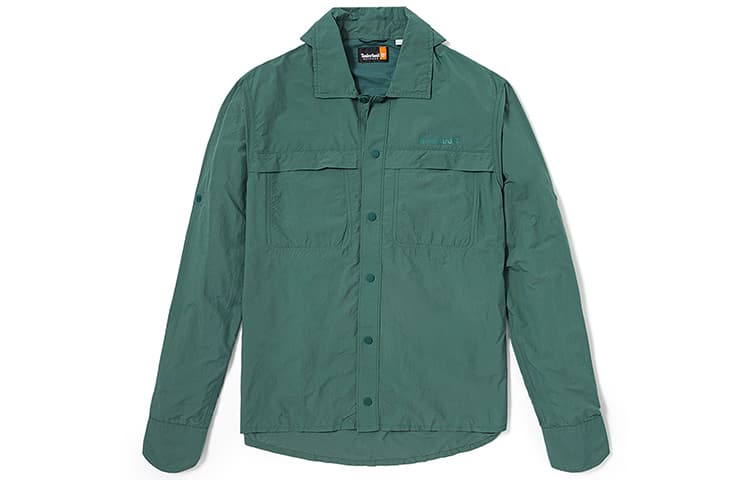 Timberland SS24 Teal Jacket Shirt