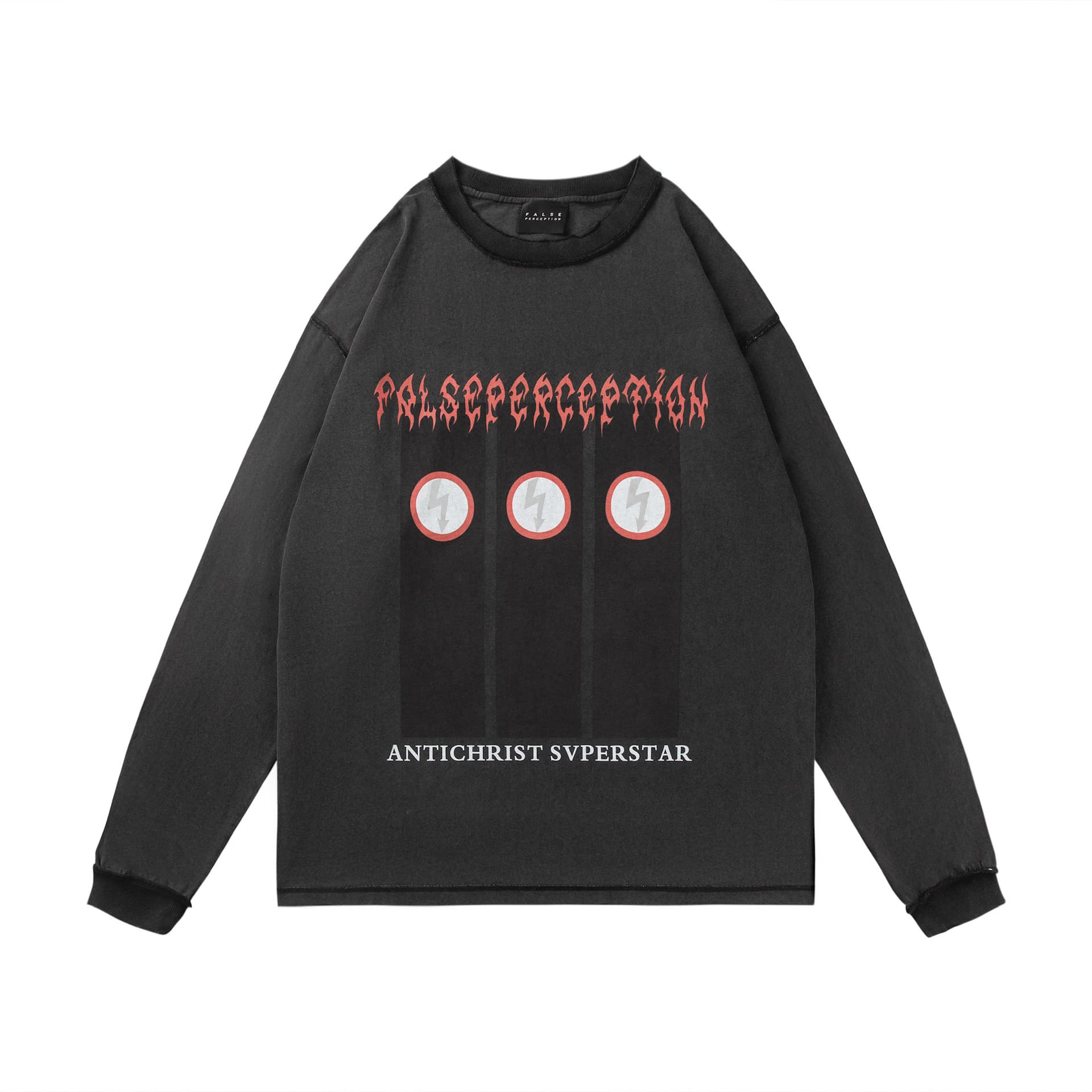 False Perception Vintage Long Sleeve Sweatshirt