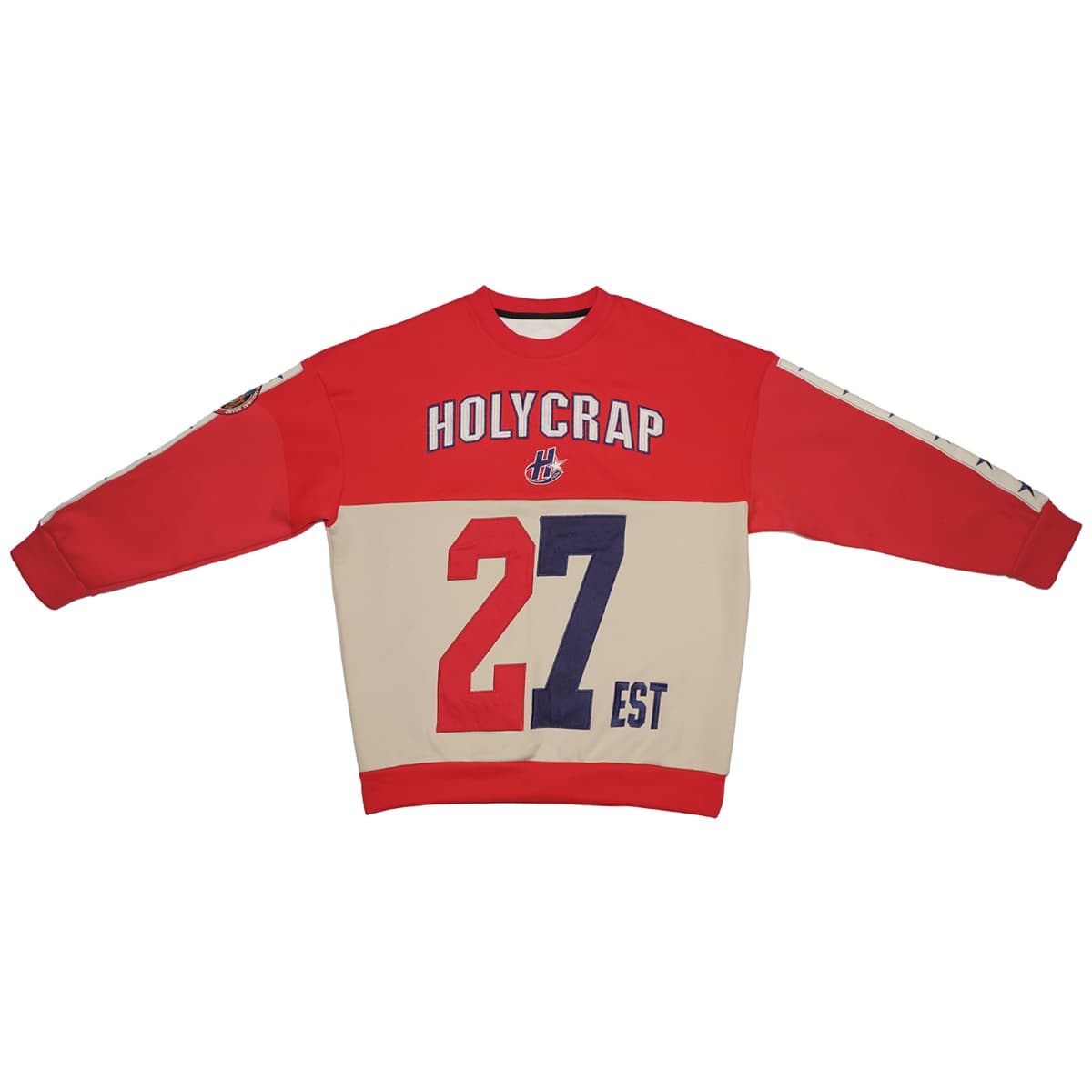 Holycrap Retro Embroidered Sweatshirt