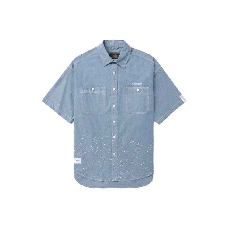 Alpha Industries SS24 Blue Shirt