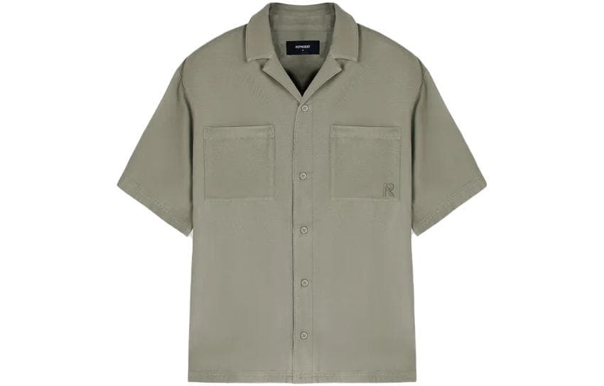 REPRESENT Sailboat Embroidered Shirt Green