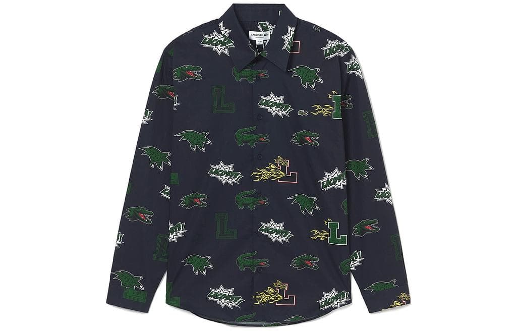 Lacoste Holiday Logo Long Sleeve Shirt