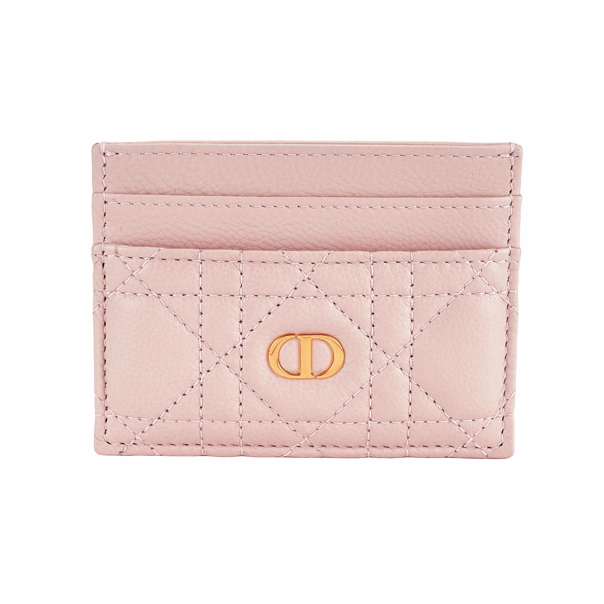 DIOR Caro Card Holder Pink