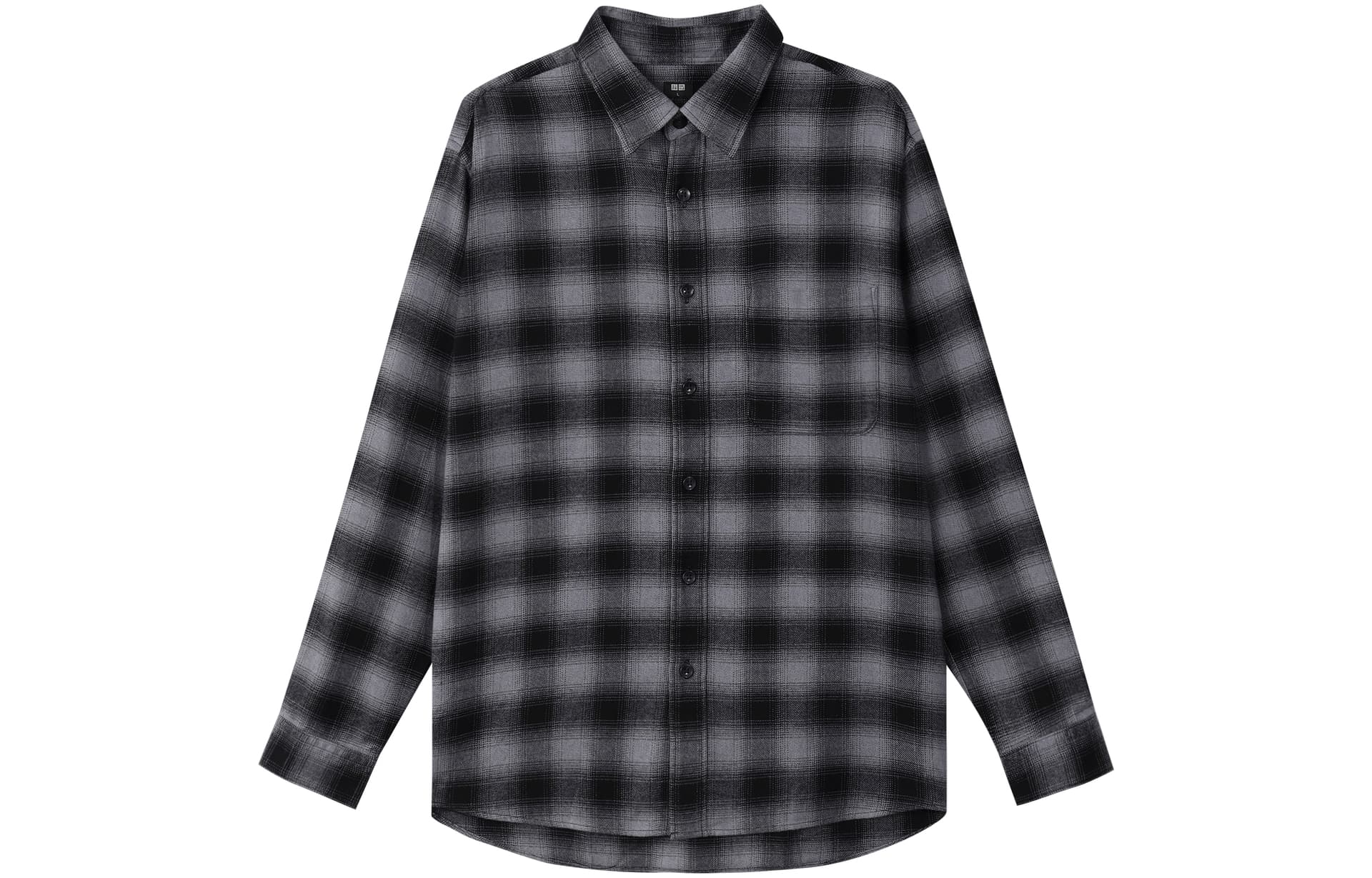 UNIQLO/优衣库 UNIQLO Flannel Check Long Sleeve Shirt