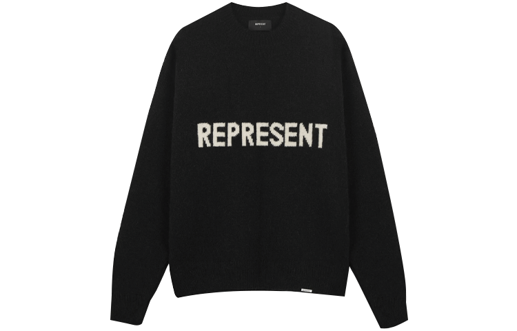 REPRESENT FW21 Logo Sweater Black