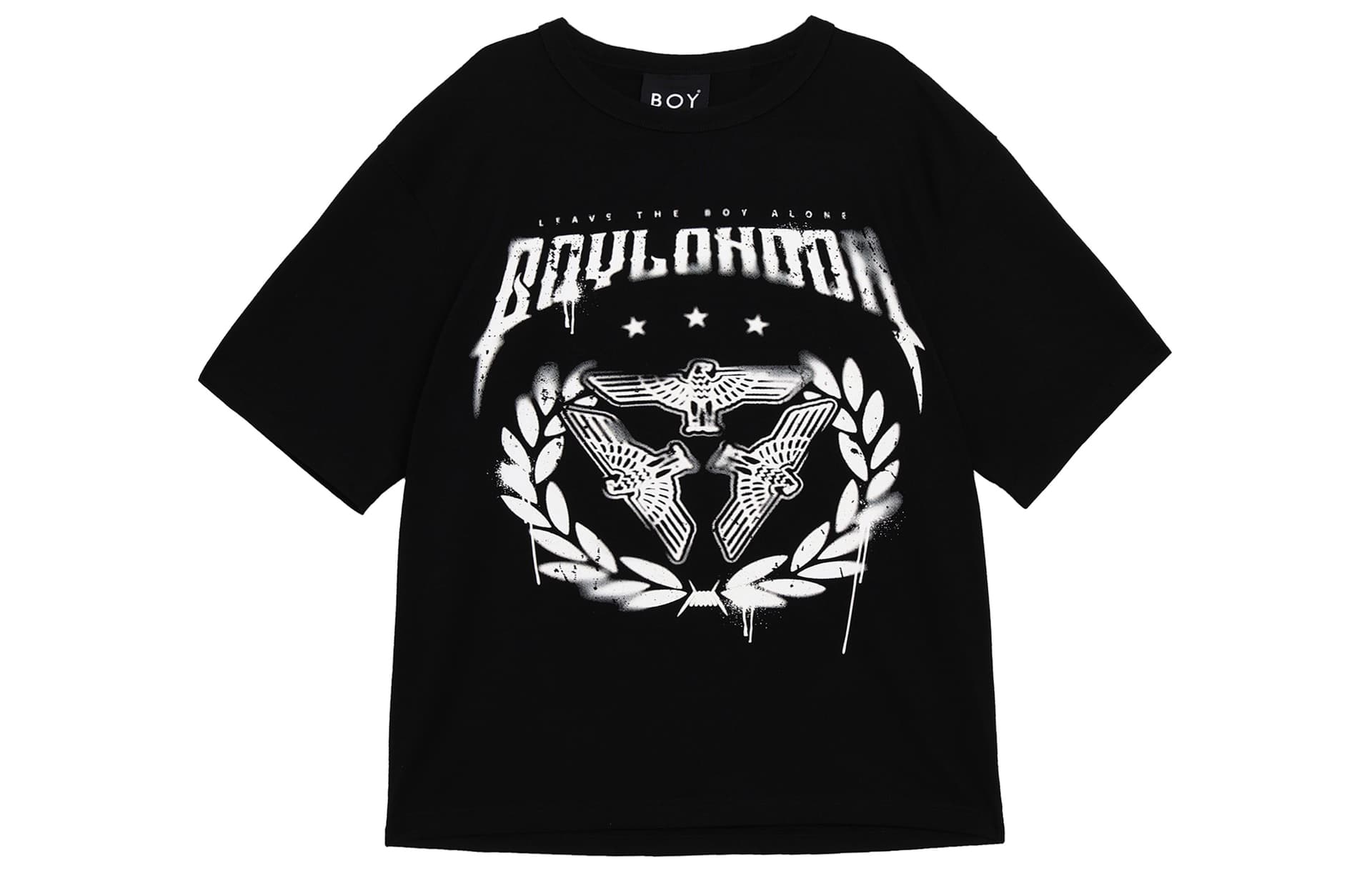 Boy London Logo Print T-Shirt Black