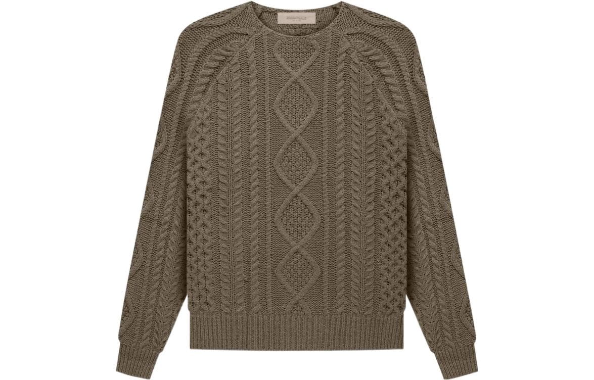 Fear of God Essentials Cable Knit Wood