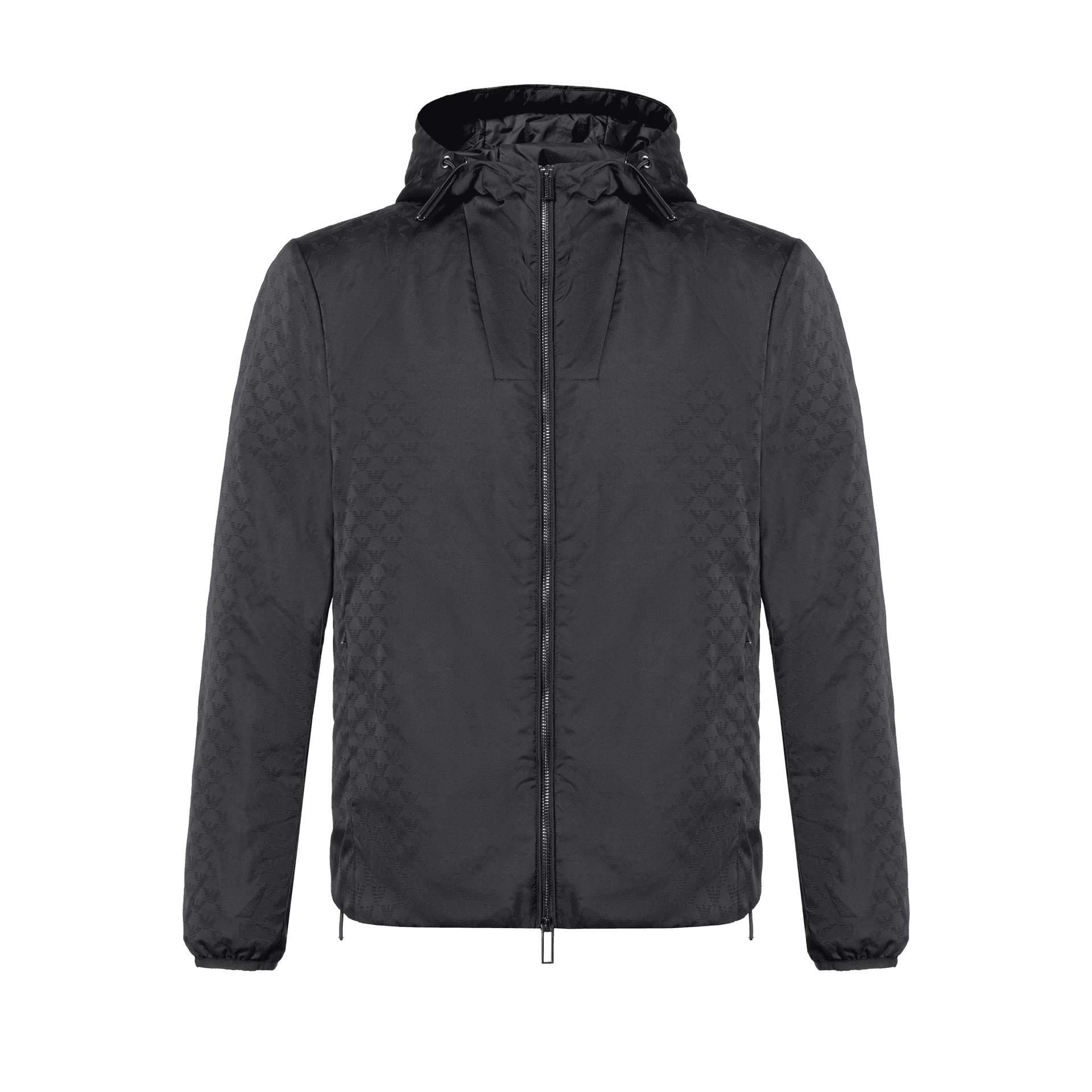 EMPORIO ARMANI/阿玛尼 Emporio Armani FW22 Black Hoodie Jacket