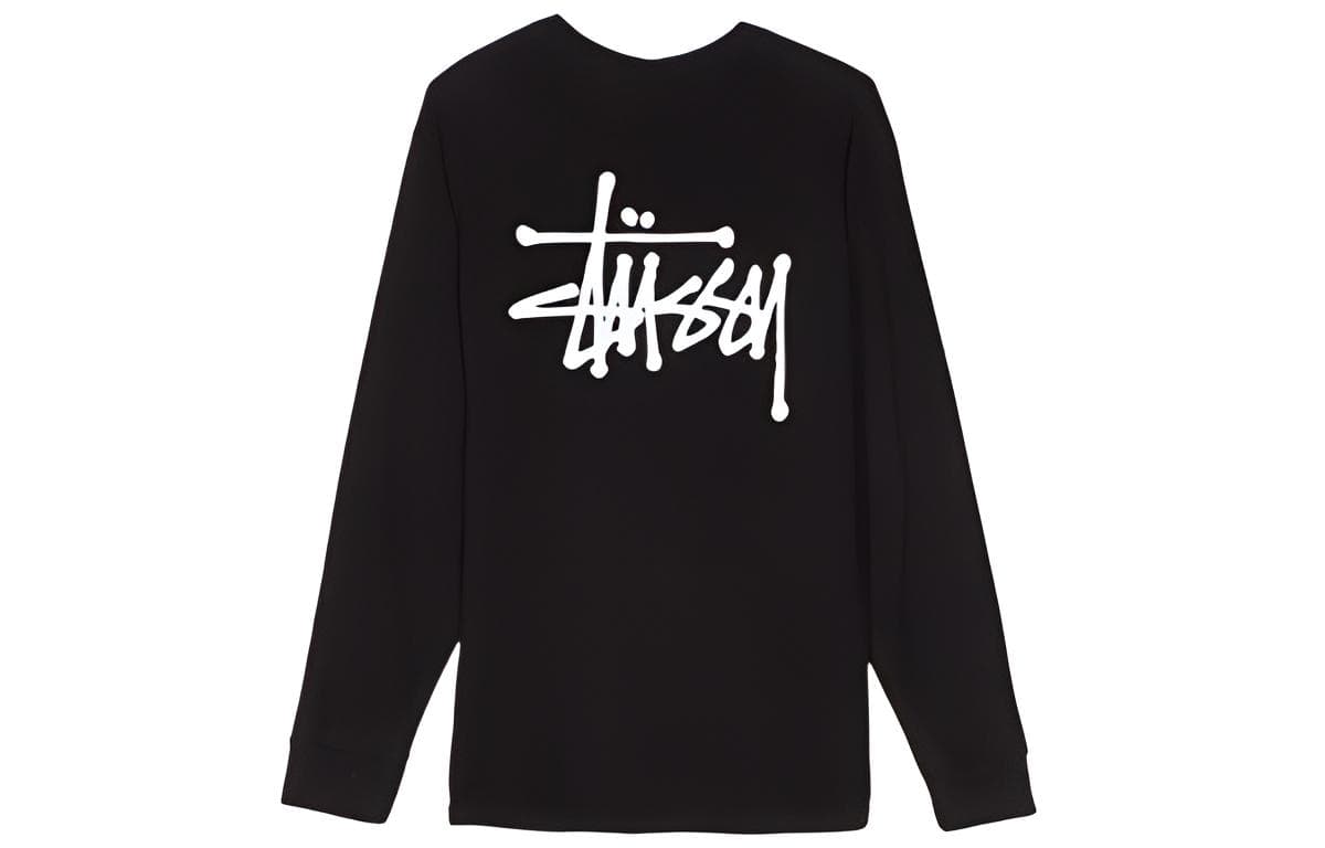 Stussy Classic Long Sleeve Tee Black