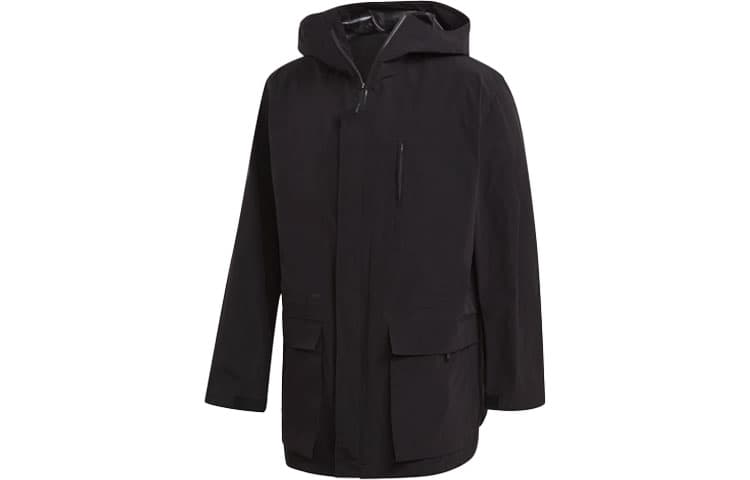Y-3 Hooded Windbreaker Jacket Black