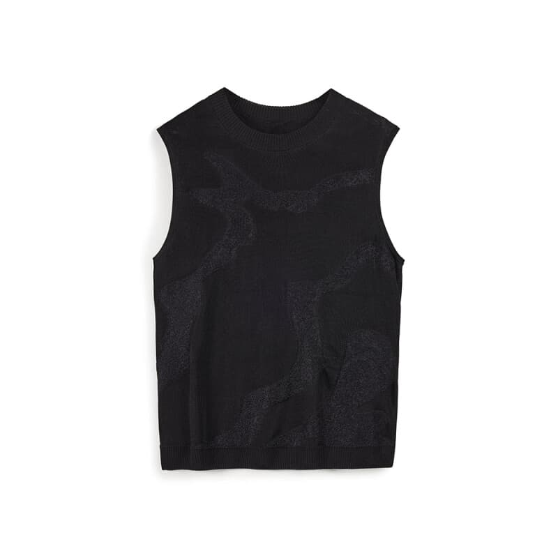 Y-3 Knit Vest Black