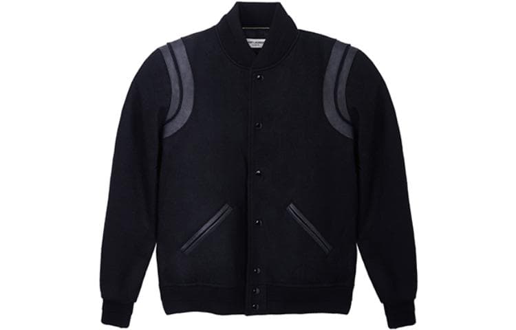 SAINT LAURENT/圣罗兰 SAINT LAURENT Classic Wool Leather Jacket