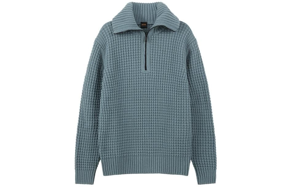 HUGO BOSS Orange SS24 Green Sweater