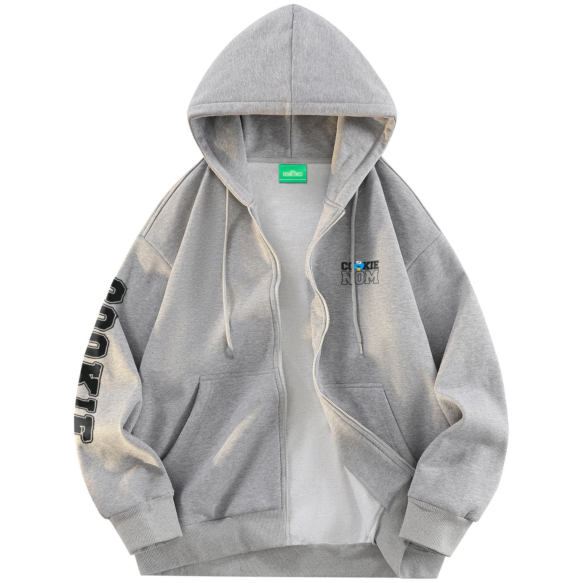 SESAME STREET/芝麻街 SESAME STREET Retro Letter Print Hoodie