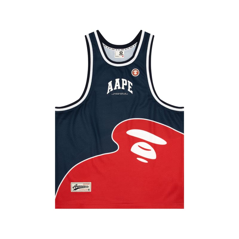 Aape SS24 Ape Badge Basketball Tank Top