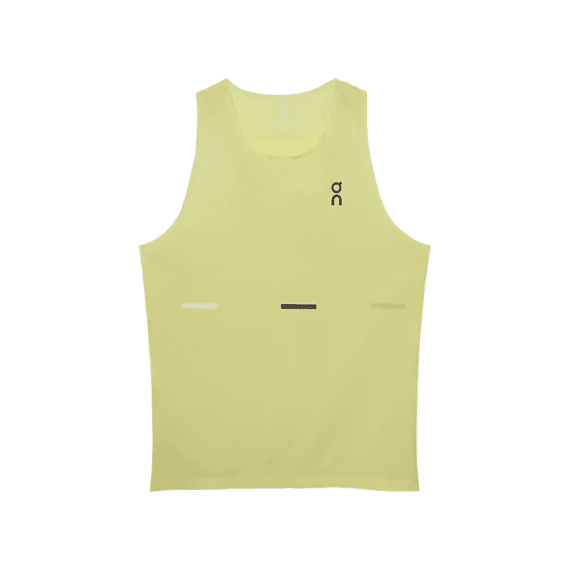 On昂跑 On Race Singlet Lemon Yellow