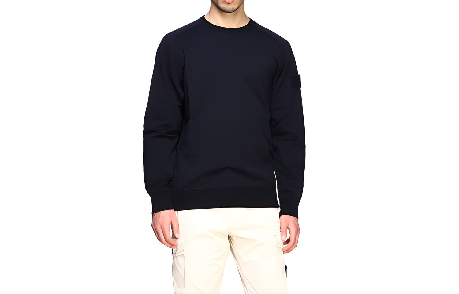 Stone Island Ghost Pieces Sweatshirt Navy