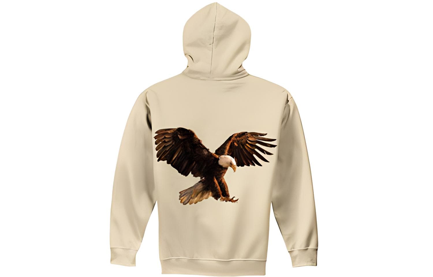 Travis Scott Cactus Jack Eagle Birds Hoodie Beige
