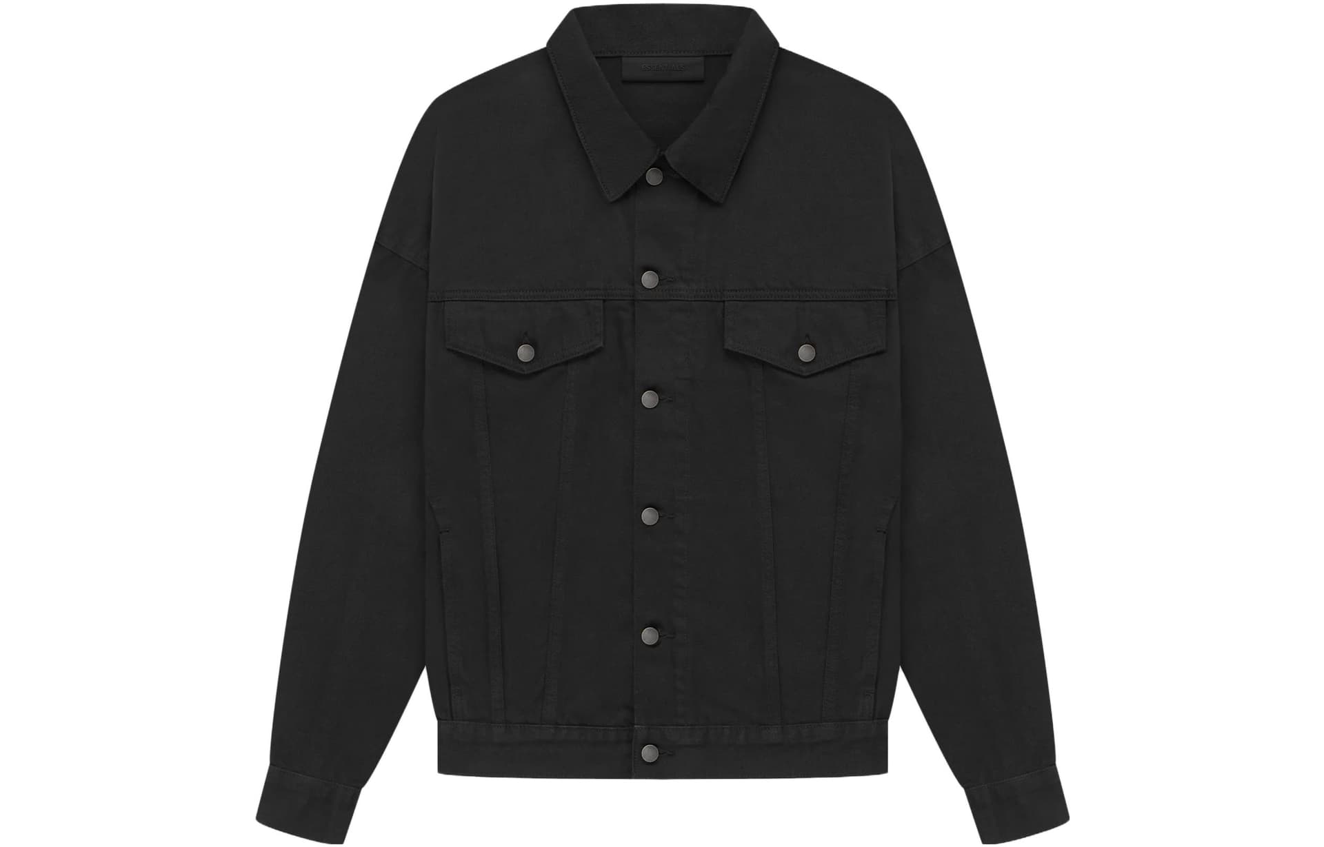 Fear of God Essentials Denim Jacket Jet Black