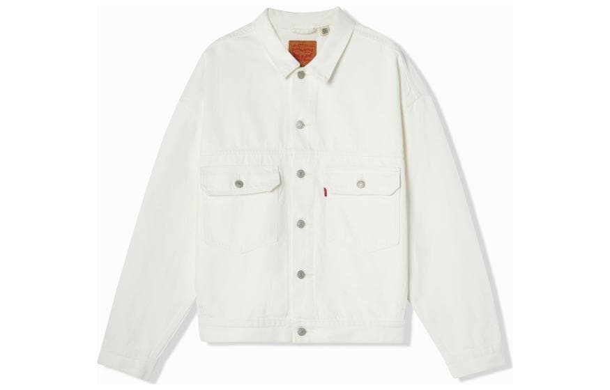 Levi’s Solid Color Denim Jacket White