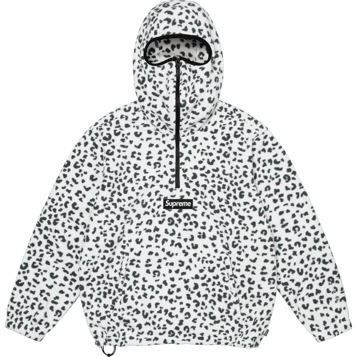 Supreme x Polartec FW24 Facemask Half Zip Hooded Sweatshirt