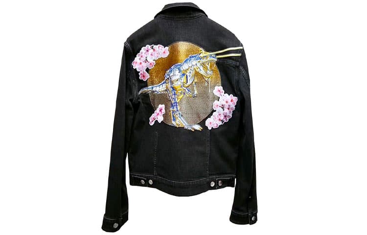 DIOR x Sorayama Embroidered Denim Jacket