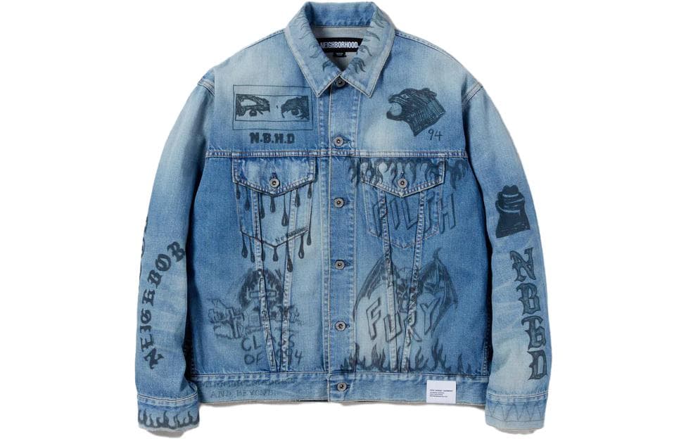 NEIGHBORHOOD FADE DENIM TYPE-3 JACKET
