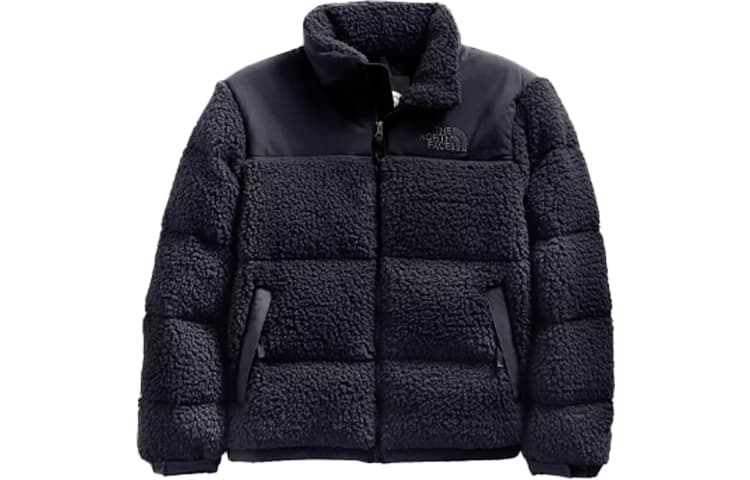 北面/THE NORTH FACE The North Face Logo Puffer Jacket Navy
