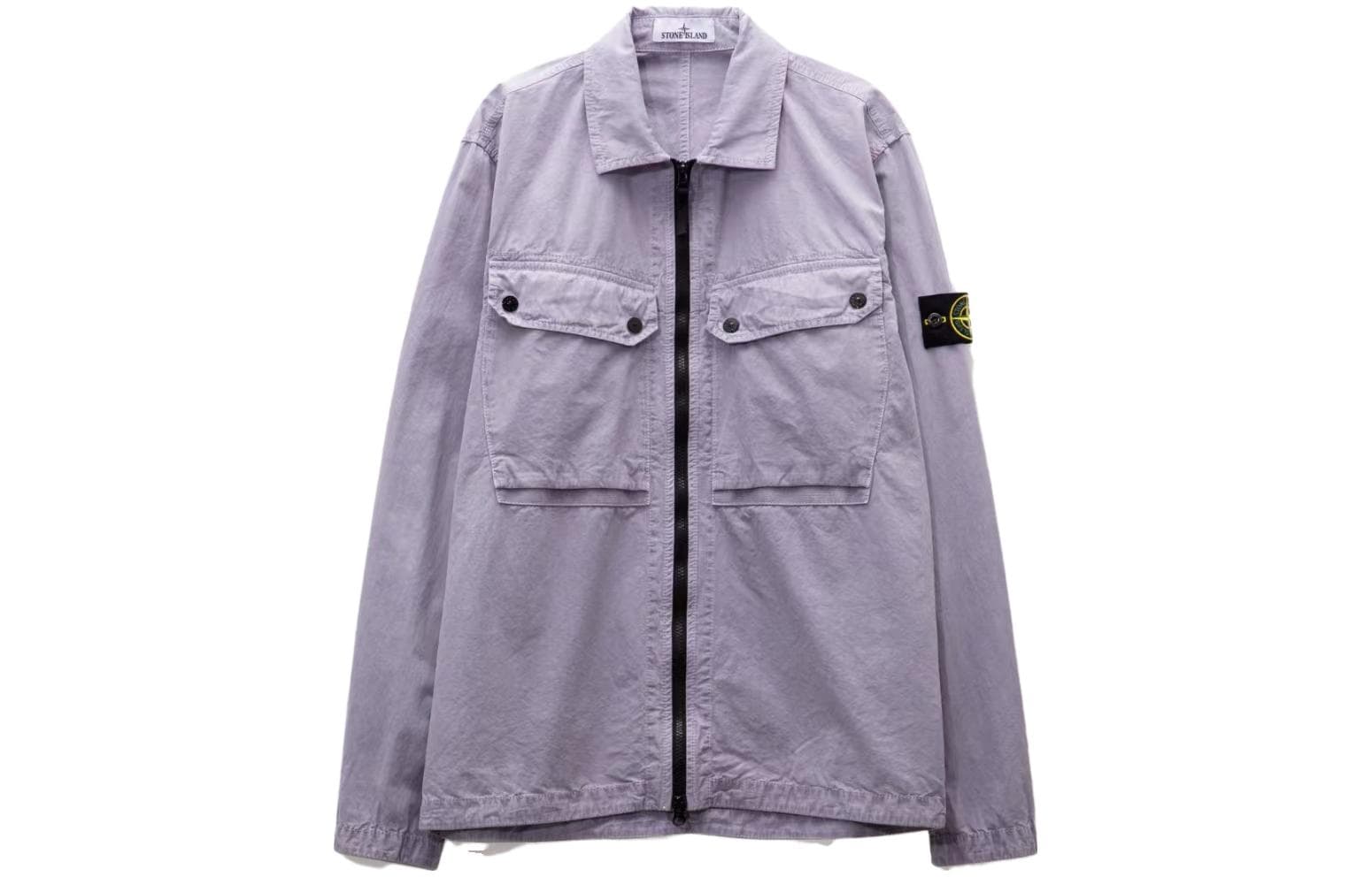 Stone Island FW23 Organic Cotton Shirt Lavender