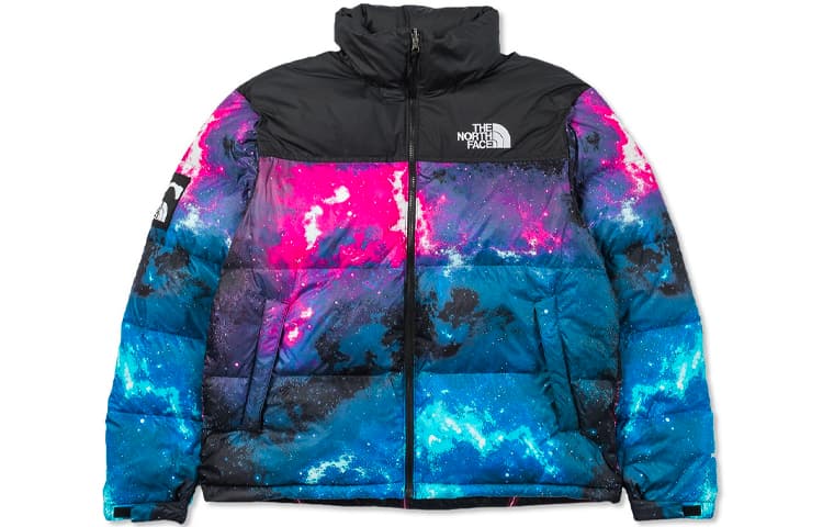 北面/THE NORTH FACE The North Face x Invincible Neon Pattern Full-Zip Down Jacket