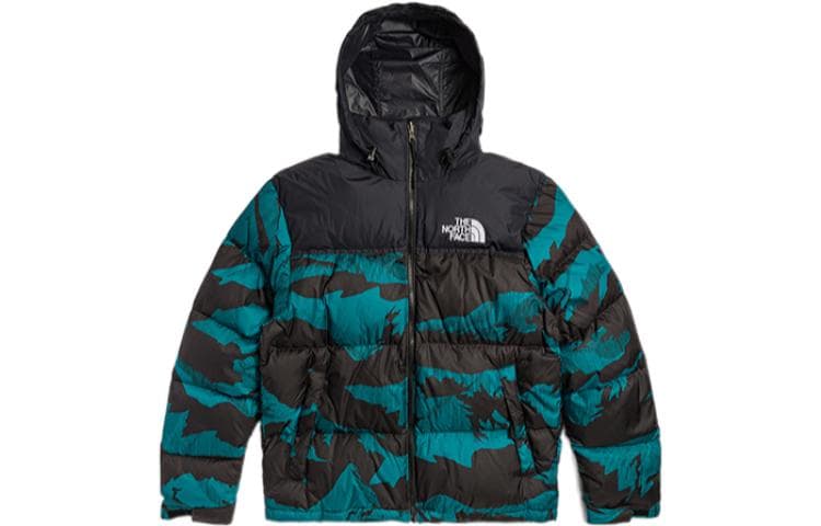 北面/THE NORTH FACE The North Face Retro Nuptse Jacket Blue Black