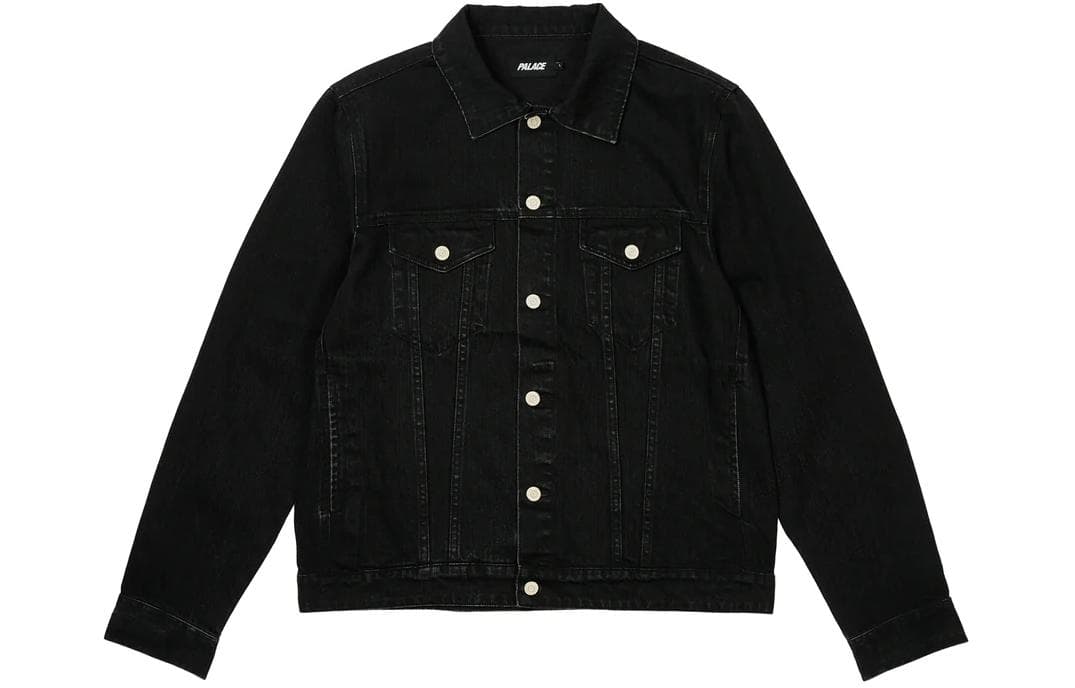 PALACE SS24 TYPE P JACKET BLACK STONE WASH