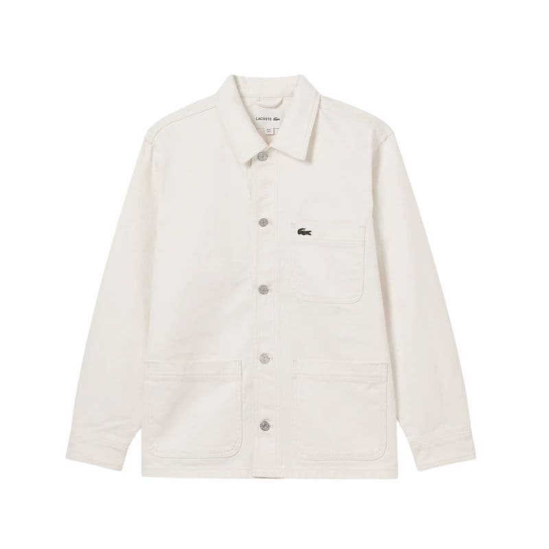 Lacoste Denim Jacket Off-White