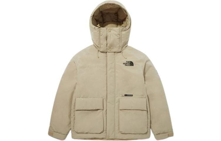 北面/THE NORTH FACE The North Face Logo Zip Hoodie Khaki