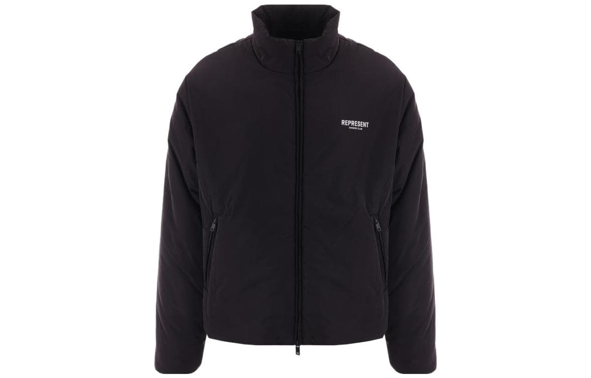 REPRESENT Zip-Up Jacket Black