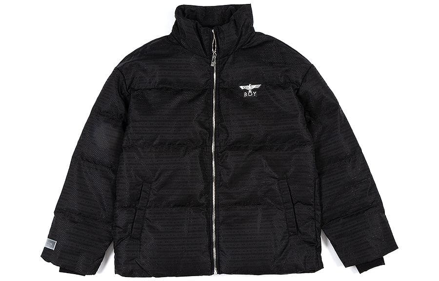 Boy London Short Puffer Jacket Black