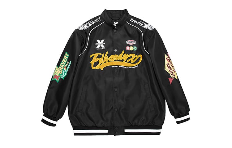 ED HARDY X Logo Raglan Jacket Black