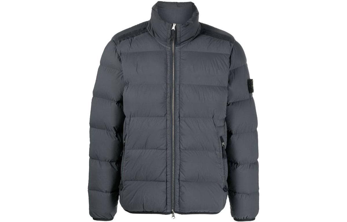 Stone Island FW23 Quilted Down Jacket Grey