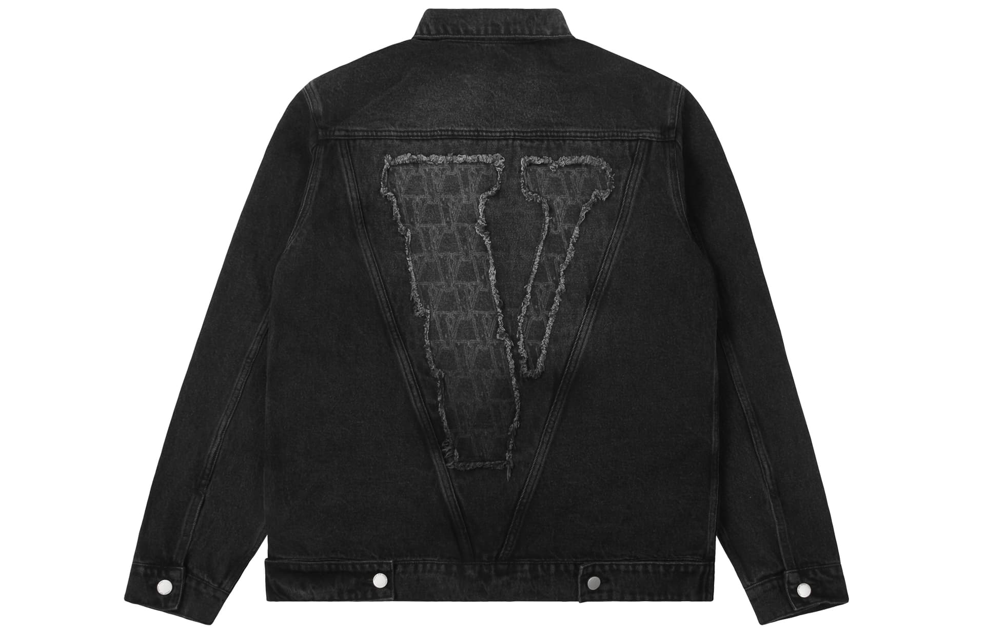 VLONE Logo Series Denim Jacket Black