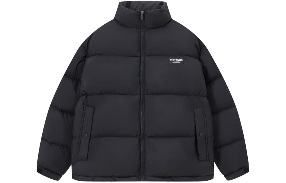 BTK Basic Letter Print Down Jacket