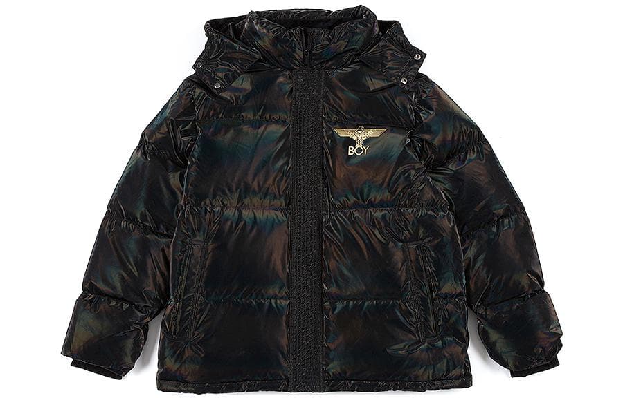 Boy London Zipper Short Down Jacket Black