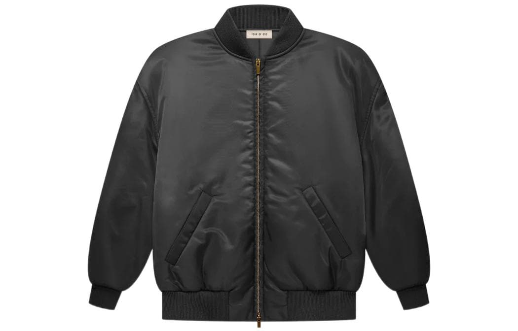 Fear of God Nylon Twill Bomber Black