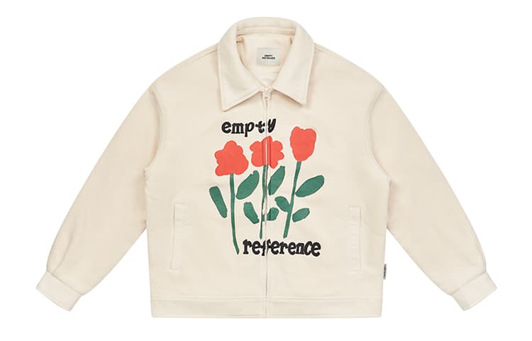 EMPTY REFERENCE Fleece Jacket Ivory