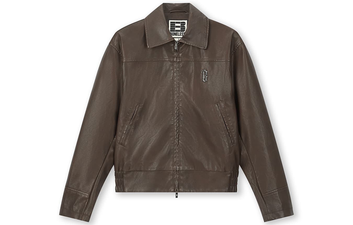 BONELESS Vintage Washed Leather Jacket